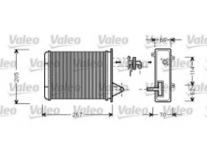 VALEO 812283 šilumokaitis, salono šildymas 
 Šildymas / vėdinimas -> Šilumokaitis
7078698