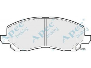 APEC braking PAD1376 stabdžių trinkelių rinkinys, diskinis stabdys 
 Techninės priežiūros dalys -> Papildomas remontas
5191229AA, 4605A261, 4605A491, 4605A557