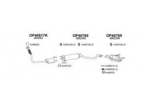 VENEPORTE 400388 išmetimo sistema 
 Išmetimo sistema -> Išmetimo sistema, visa