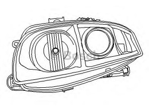 BOSCH 0 318 138 273 priekinis žibintas 
 Kėbulas -> Priekinis žibintas/dalys -> Priekinis žibintas/įterp.
60681586, 60681586