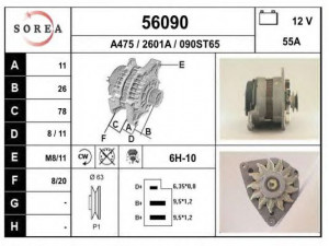 EAI 56090 kintamosios srovės generatorius