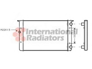 VAN WEZEL 58002105 radiatorius, variklio aušinimas 
 Aušinimo sistema -> Radiatorius/alyvos aušintuvas -> Radiatorius/dalys
1H0121253BA, 1H0121253BD, 1H0121253BK