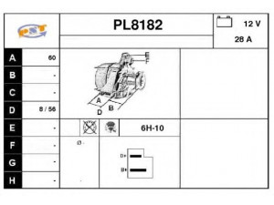 SNRA PL8182 kintamosios srovės generatorius
30800090021