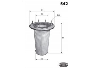 MECAFILTER FA3276 antrinis oro filtras
1S1287, 1S1479, 1S2373, 2S1287