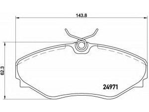 BREMBO P 68 055 stabdžių trinkelių rinkinys, diskinis stabdys 
 Techninės priežiūros dalys -> Papildomas remontas
6025371662