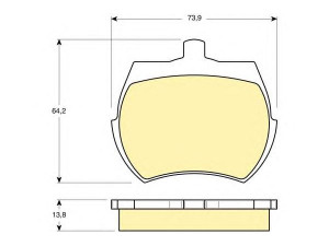 GIRLING 6103326 stabdžių trinkelių rinkinys, diskinis stabdys 
 Techninės priežiūros dalys -> Papildomas remontas
CDU3030EVA, GBP177, GBP213, GBP281