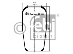 FEBI BILSTEIN 20185 dėklas, pneumatinė pakaba 
 Pakaba -> Pneumatinė pakaba
0 9316 6132, 0 9847 8799, 9316 6132