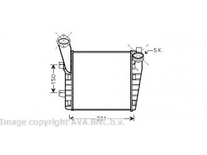 AVA QUALITY COOLING VW4234 tarpinis suslėgto oro aušintuvas, kompresorius 
 Variklis -> Oro tiekimas -> Įkrovos agregatas (turbo/superįkrova) -> Tarpinis suslėgto oro aušintuvas
7L0145803, 7L0145803A, 7L6145803C