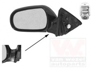 VAN WEZEL 2528805 išorinis veidrodėlis 
 Kėbulas -> Keleivių kabina -> Veidrodėlis
76250SR4G12