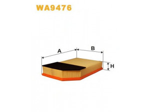 WIX FILTERS WA9476 oro filtras 
 Techninės priežiūros dalys -> Techninės priežiūros intervalai
8638600