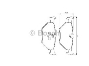 BOSCH 0 986 424 667 stabdžių trinkelių rinkinys, diskinis stabdys 
 Techninės priežiūros dalys -> Papildomas remontas
GBP 90341 AF, SFP 1005 20, GBP 90341 AF