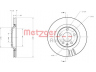 METZGER 6110697 stabdžių diskas 
 Stabdžių sistema -> Diskinis stabdys -> Stabdžių diskas
8E0615601K, 8E0615601R