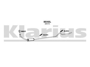 KLARIUS 120227U išmetimo sistema
