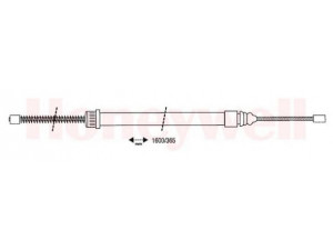 BENDIX 431115B trosas, stovėjimo stabdys 
 Stabdžių sistema -> Valdymo svirtys/trosai
483479, 483482