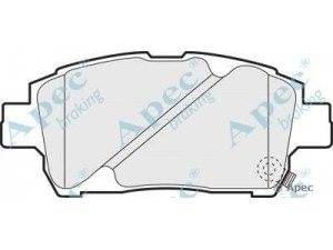 APEC braking PAD1116 stabdžių trinkelių rinkinys, diskinis stabdys 
 Techninės priežiūros dalys -> Papildomas remontas
0446512581, 0446517100, 0446517101