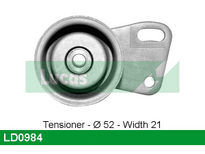 LUCAS ENGINE DRIVE LD0984 įtempiklio skriemulys, paskirstymo diržas
13071-AA001, 13071-AA002