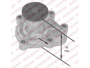 DELPHI WP1894 vandens siurblys 
 Aušinimo sistema -> Vandens siurblys/tarpiklis -> Vandens siurblys
93179361, 97114683, R1160038