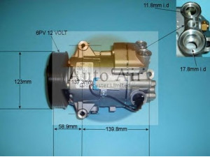 AUTO AIR GLOUCESTER 14-9743 kompresorius, oro kondicionierius
13250604, 13250607