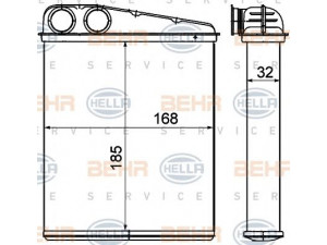 HELLA 8FH 351 000-551 šilumokaitis, salono šildymas 
 Šildymas / vėdinimas -> Šilumokaitis
169 830 07 61, A 169 830 07 61