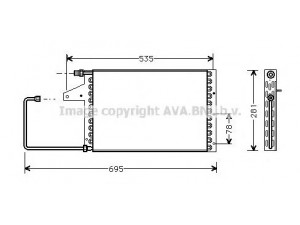 AVA QUALITY COOLING CN5097 kondensatorius, oro kondicionierius 
 Oro kondicionavimas -> Kondensatorius
96109484