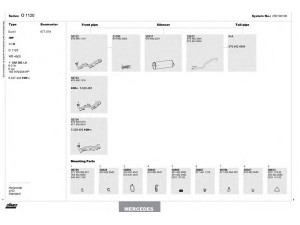 DINEX 250100108 išmetimo sistema 
 Išmetimo sistema -> Išmetimo sistema, visa