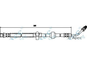 APEC braking HOS3575 stabdžių žarnelė
4806E8