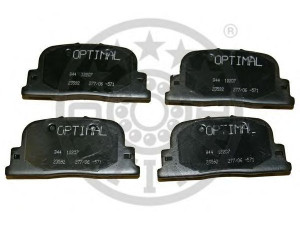 OPTIMAL 12207 stabdžių trinkelių rinkinys, diskinis stabdys 
 Techninės priežiūros dalys -> Papildomas remontas
0446632030, 0446632040, 0446632030