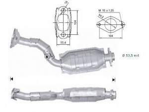 MAGNAFLOW 65607 katalizatoriaus keitiklis
20010JD200