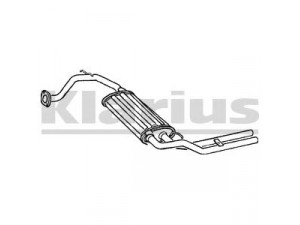 KLARIUS 240374 galinis duslintuvas 
 Išmetimo sistema -> Duslintuvas
18220SH4G23, 18307SH4G23, 18307SH4J24