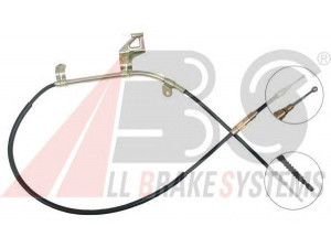A.B.S. K18368 trosas, stovėjimo stabdys 
 Stabdžių sistema -> Valdymo svirtys/trosai
3B0.609.722F, 3B0.609.722K, 3B0.609.722Q