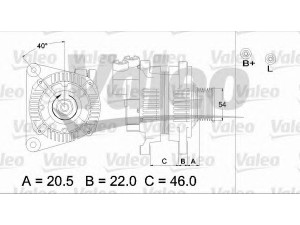 VALEO 437210 kintamosios srovės generatorius 
 Elektros įranga -> Kint. sr. generatorius/dalys -> Kintamosios srovės generatorius
5702-A0, 5702-A1, 5702A0, 5702A1