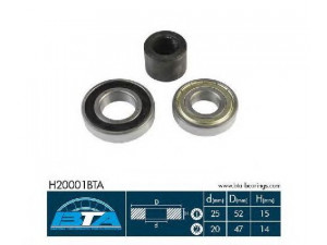 BTA H20001BTA rato guolio komplektas
0831441168, 0832211167, 0832211168