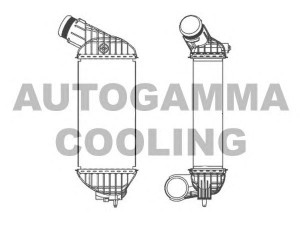 AUTOGAMMA 105676 tarpinis suslėgto oro aušintuvas, kompresorius
0384P6