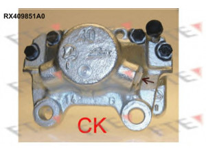 FTE RX409851A0 stabdžių apkaba 
 Stabdžių sistema -> Stabdžių matuoklis -> Stabdžių matuoklio montavimas
542287, 542335, 93173230, 90 543 586