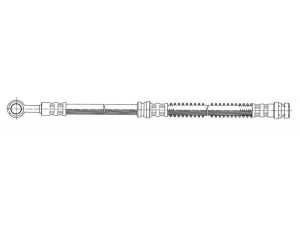 KAWE 511493 stabdžių žarnelė 
 Stabdžių sistema -> Stabdžių žarnelės
M862414, MB950308, 30862414, 30870880