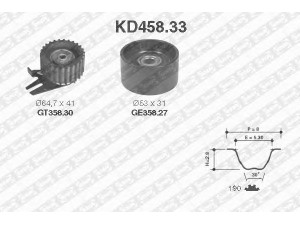 SNR KD458.33 paskirstymo diržo komplektas 
 Techninės priežiūros dalys -> Papildomas remontas
55238027, 71736726, 71736795, 71771498