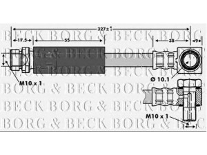 BORG & BECK BBH6737 stabdžių žarnelė 
 Stabdžių sistema -> Stabdžių žarnelės
1051091, 1051093, 1071940, 97BG2C338AB