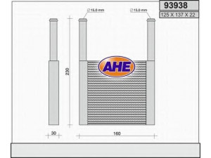 AHE 93938 šilumokaitis, salono šildymas
