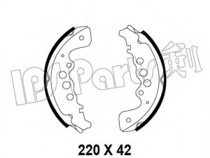 IPS Parts IBL-4818 stabdžių trinkelė 
 Stabdžių sistema -> Būgninis stabdys -> Stabdžių įdėklas/ trinkelė
53200-65D01