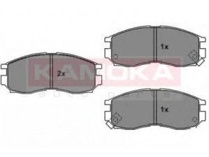 KAMOKA JQ1011528 stabdžių trinkelių rinkinys, diskinis stabdys 
 Techninės priežiūros dalys -> Papildomas remontas
MB699174, MB699266, MB858375, MB858583