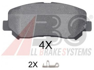 A.B.S. 37929 OE stabdžių trinkelių rinkinys, diskinis stabdys 
 Techninės priežiūros dalys -> Papildomas remontas
K0Y13328Z, KDY93328Z