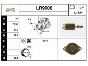 SNRA LR9008 starteris
RTC3854, RTC5225, RTC5225N