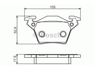 BOSCH 0 986 495 074 stabdžių trinkelių rinkinys, diskinis stabdys 
 Techninės priežiūros dalys -> Papildomas remontas
000 421 42 10, 003 420 02 20, A 000 421 42 10