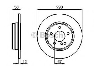 BOSCH 0 986 478 899 stabdžių diskas 
 Stabdžių sistema -> Diskinis stabdys -> Stabdžių diskas
210 423 05 12, A 210 423 05 12