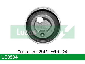 LUCAS ENGINE DRIVE LD0594 įtempiklio skriemulys, paskirstymo diržas
12810-86500, 12810-86501