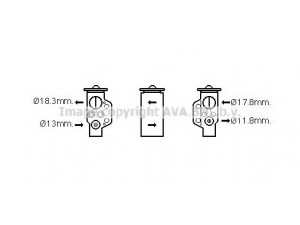 PRASCO VW1333 išsiplėtimo vožtuvas, oro kondicionavimas 
 Oro kondicionavimas -> Vožtuvai
1S0820679B, 1S0820679B, 1S0820679B