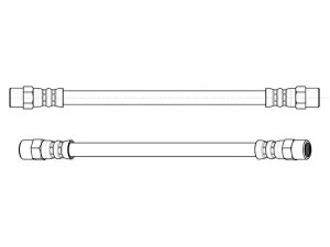 CEF 510014 stabdžių žarnelė 
 Stabdžių sistema -> Stabdžių žarnelės
34321108135, 34321113183, 34321115695