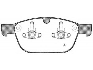 OPEN PARTS BPA1397.00 stabdžių trinkelių rinkinys, diskinis stabdys 
 Techninės priežiūros dalys -> Papildomas remontas
30793943, 31277334