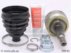 CDX 398/43 jungčių komplektas, kardaninis velenas 
 Ratų pavara -> Sujungimai/komplektas
8251549, 8251550