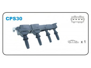 JANMOR CPS30 ritė, uždegimas 
 Kibirkšties / kaitinamasis uždegimas -> Uždegimo ritė
597080, 96363378, 597080, 96363378